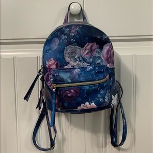 Floral mini backpack